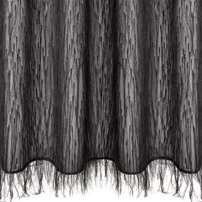 ZÁVES NA KRÚŽKOCH EVA MINGE AURORA 140X250 CM ČIERNA