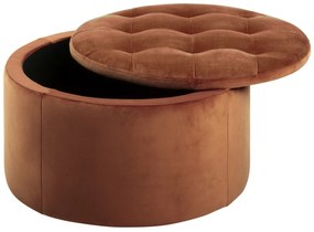 Dizajnová taburetka Nasima, medená - Skladom na SK