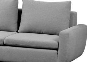 Rohová sedacia súprava Enjoy, sivá látka