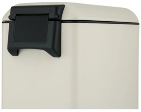 Krémový pedálový oceľový odpadkový kôš 12 l Design – Wenko