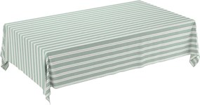Obrus na stôl obdĺžnikový farba produktu zelená látka zapletaná, vzorované
