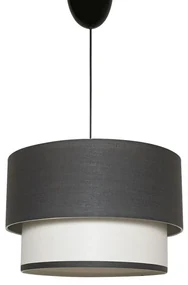 Závesný luster SP286 antracitová, biela