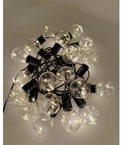 LED vonkajšia dekoratívna reťaz 20xLED/0,075W/230V 5,8 m IP44 čierna