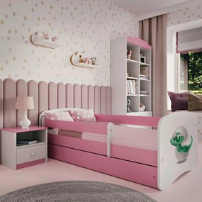 XXXLutz POSTEĽ PRE DETI A MLÁDEŽ 80/160 cm, biela, pink MID.YOU - Detské izby - 002142000256