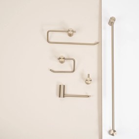 Rea Prism, kúpeľňový vešiak na uteráky 60cm, 9703, zlatá matná, REA-98034