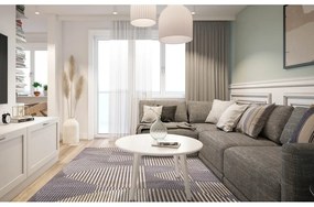 Sivý vlnený koberec 100x180 cm Shades – Agnella