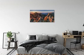 Obraz canvas horské slnko 120x60 cm