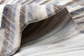 Koberec TINE 75317A Abstrakcia - tmavo sivý / svetlo sivý