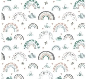 Sada 2 ks dekoračných obliečok na vankúš RAINUBI 40x60 cm, biela