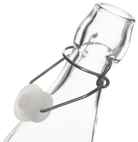 Orion Fľaša s klip uzáverom Vločka biela, 0,52 l, 520 ml