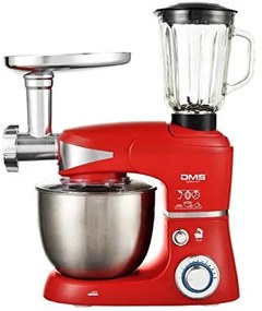 DMS Germany KMFB-1700 kuchynský robot 3v1 1700 W / kovové prevody / červená