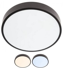 Redo 05-930 - LED Stropné svietidlo KNOB LED/24W/230V 3000K-6500K 30 cm čierna 05-930