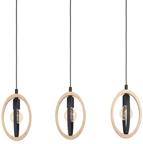 Eglo 43462 - Luster na lanku BASILDON 3xE27/40W/230V