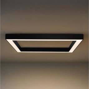 LED stropné svietidlo LED/150W/230V 3000/4000/6500K 120x120 cm čierne
