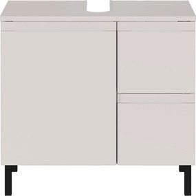 Krémová nízka skrinka pod umývadlo 60x56 cm Salinas – Germania