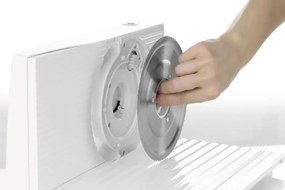 GourmetMaxx Univerzálny elektrický kuchynský krájač potravín 15284 biely