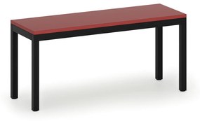 Šatníková lavica, sedák - lamino, dĺžka 900 mm, červená