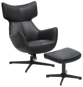 Kreslo VOGUE otočné o 360° čierne