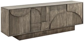 Dizajnová komoda Movement 170 cm sivé mango