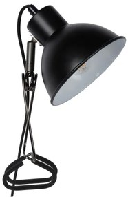 Lucide 45987/01/30 - Lampa s klipom MOYS 1xE27/40W/230V čierna