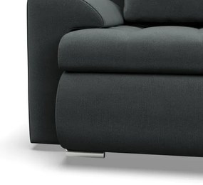 Sedacia súprava FORESTA Kronos v tvare U, pravá tmavosivá