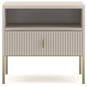 Nočný stolík Maggiore 53,9 cm kašmír/zlatý