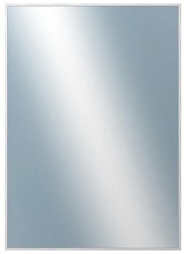 DANTIK - Zrkadlo v rámu, rozmer s rámom 50x70 cm z lišty Hliník strieborná lesk (7001003)