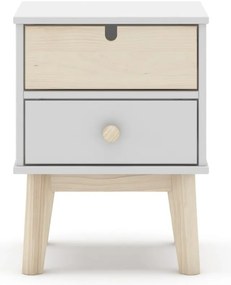 Biely detský nočný stolík Estefania - Marckeric