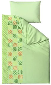 Obliečky z mikrosaténu VELLARI, zelené Rozmer obliečky: 70 x 90 cm | 140 x 200 cm