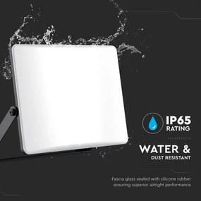 LED reflektor 100W 230V 3000/4000/6500K IP65 čierny