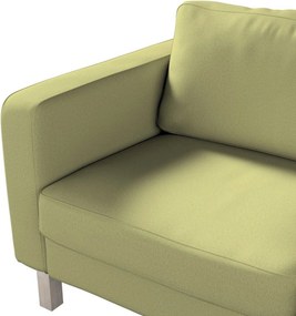 Poťah na sedačku Karlstad (nerozkladací, 2-miestny, krátky) farba produktu zelená látka lesklá, zamatová