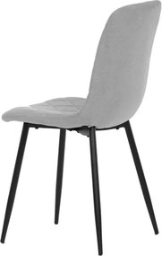 Jedálenská stolička sivá CT-283 SIL2