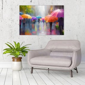 Obraz - Daždivý deň (90x60 cm)