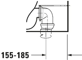 Duravit 21180900002 - WC kombi D-CODE keramika/lesklá biela