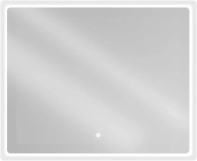 Mexen Sun, LED kúpeľňové zrkadlo s podsvietením 100x80 cm, 6000K, ochrana proti zahmlievaniu, 9807-100-080-611-00