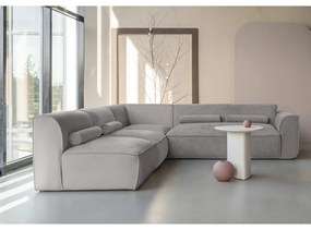 Svetlosivá rohová pohovka (ľavý roh) Flex Felix – Miuform