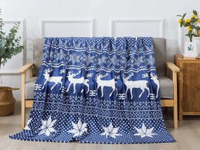 XPOSE® Deka mikroplyš VIANOCE - modrá 140x200 cm