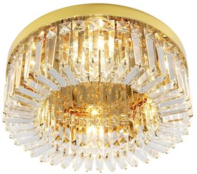 Toolight Toolight, stropné svietidlo 60cm, 8xE14, APP1729-8C, zlatá lesklá, OSW-06355