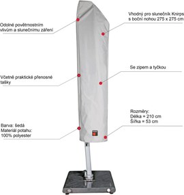Ochranný obal na slnečník Knirps 275 x 275cm
