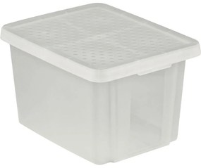 Curver Úložný box ESSENTIALS 26l s vekom priehľadný