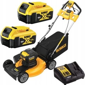 Kosačka 2x18V s pohonom 2x5Ah DeWALT DCMWSP564P2 Xr 53CM