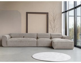 Béžová rohová pohovka (pravý roh) Flex Felix – Miuform