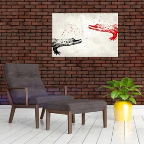 Obraz - Krokodíly (90x60 cm)