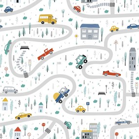 Odolná nástenná tapeta AUTA nielen pre chlapca