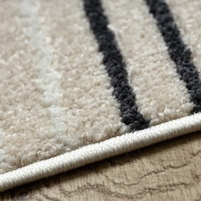 Dywany Łuszczów, Kusový koberec Fusion 0240 cream/yellow, 140x190, viacfarebná, kancelária