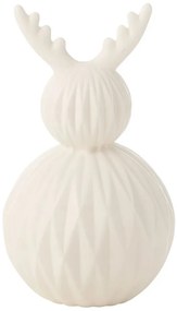 Biela porcelánová lampa mačka Cat Led - Ø 13*22 cm