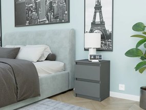 Štýlový nočný stolík 40 x 30 cm - R2 biela