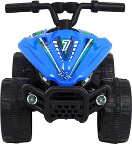 Ramiz Štvorkolka Little Monster na batérie pre najmenších modrá + pohon 25W