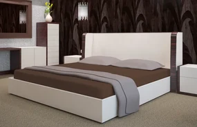 Dekorstudio Prestieradlo froté s gumičkou čokoládové PRZF-11 Rozmer plachty: 90x200cm