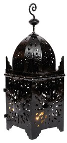 Orientálny lampáš Firyal čierny 50cm